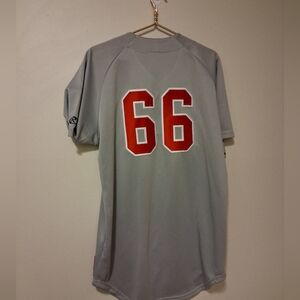 Rawlings Nationals Large Mens Baseball Jersey #66